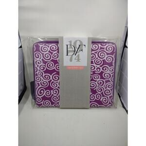 Diane von Furstenberg DVF Purple And White Swirl iPad 1 & 2 Zippered Soft Case